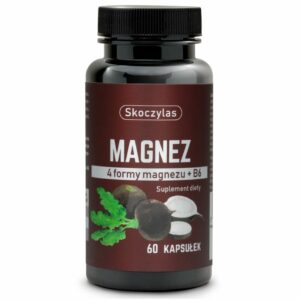 MAGNEZ 4 formy, witamina B6, czarna rzepa SKOCZYLAS